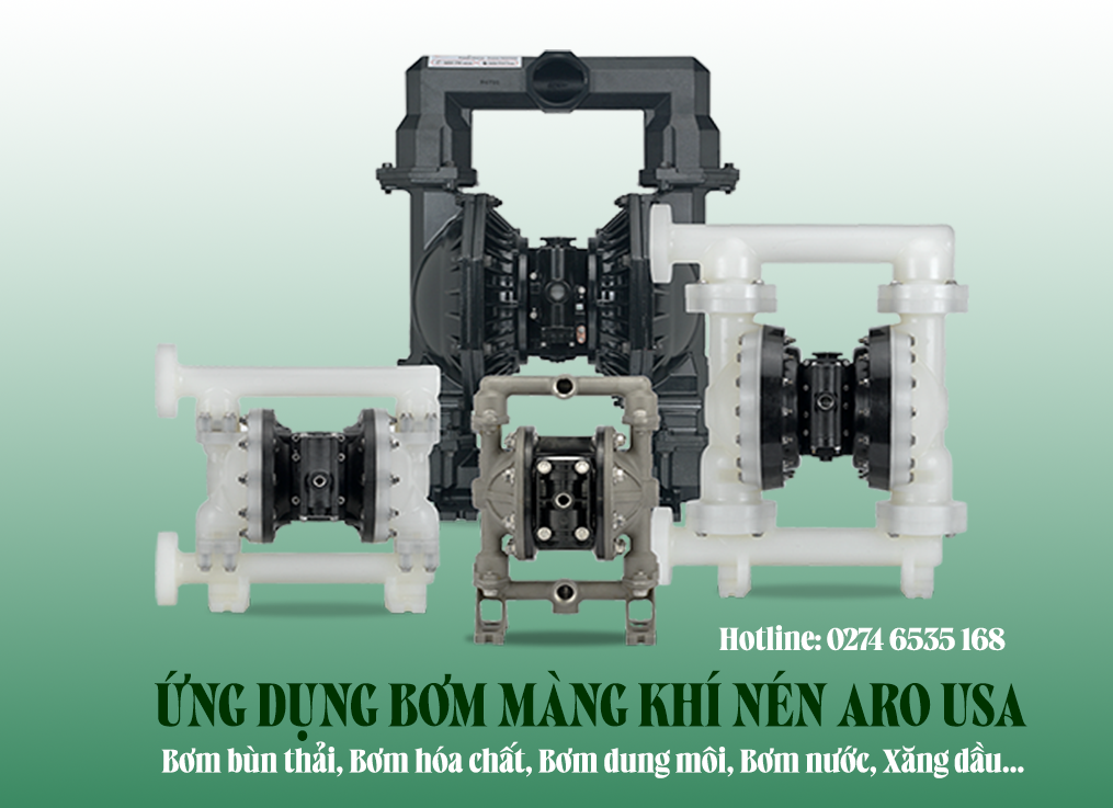 Giới thiệu chung về bơm màng ARO, hàng có sẵn, giá ưu đãi