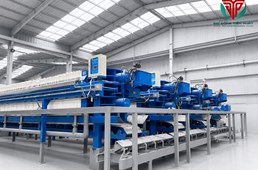 Máy ép bùn khung bản tự động | giải pháp tách nước bùn hiệu quả cho doanh nghiệp
