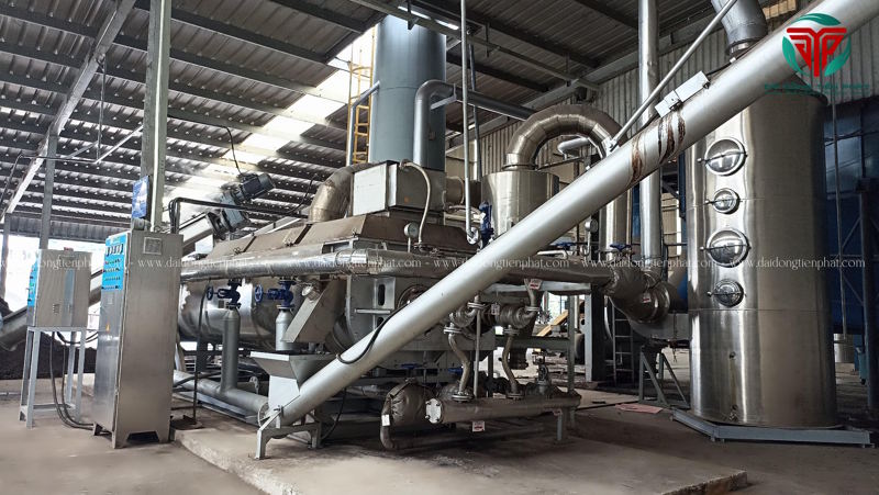 Máy sấy bùn công nghiệp dotapha | giảm độ ẩm, tiết kiệm chi phí xử lý bùn